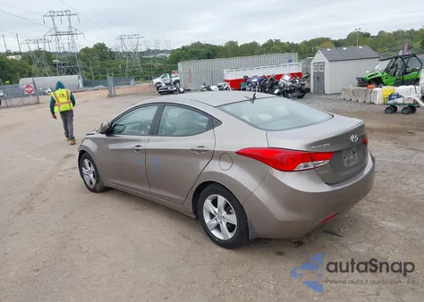 2013 Hyundai Elantra Gls from USA, damaged, VIN 5NPDH4AE0DH215141
